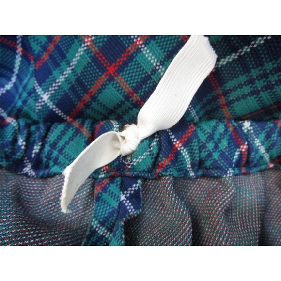 Vintage Bobbi June of Kansas City Plaid Pull On Polyester Skirt GUC ILGWU Tag - Picture 7 of 10